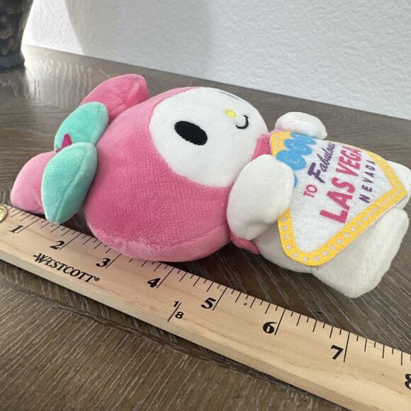 My Melody Plush Sanrio Las Vegas Sign To Fabulous Welcome Nevada Rare 6" - Picture 6 of 7